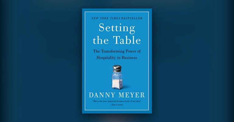 Setting the Table by Danny Meyer book cover