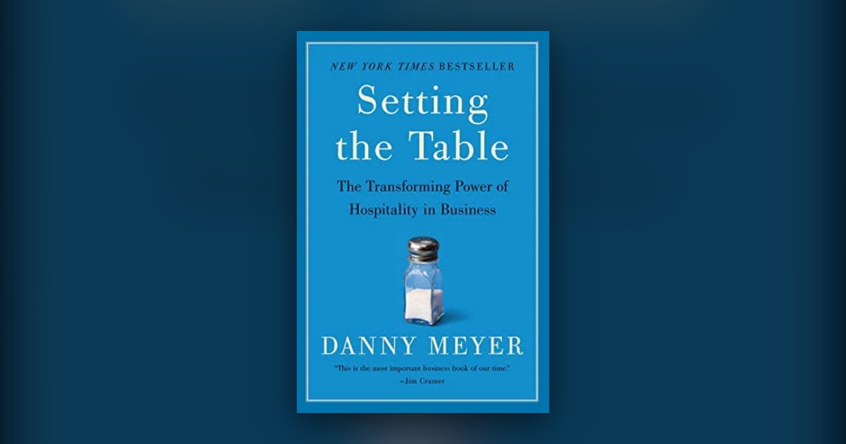 Setting the Table by Danny Meyer book cover