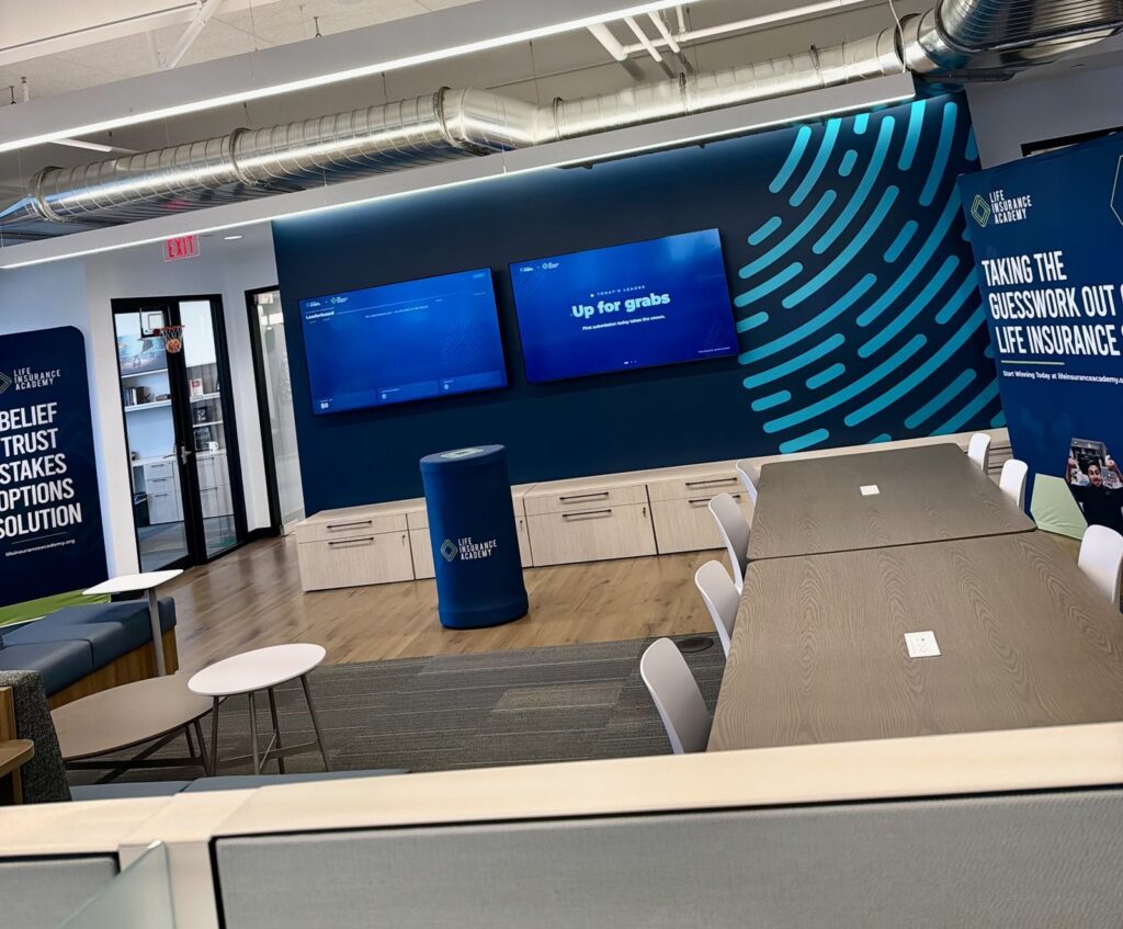 Life Insurance Academy training floor in Louisville, KY